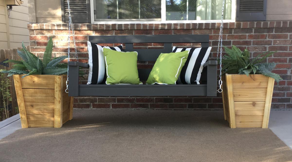 diy porch swing simple porch swing