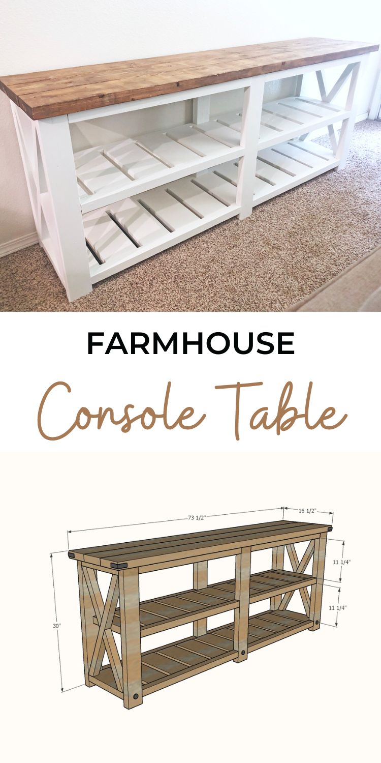 Farmhouse Console Table