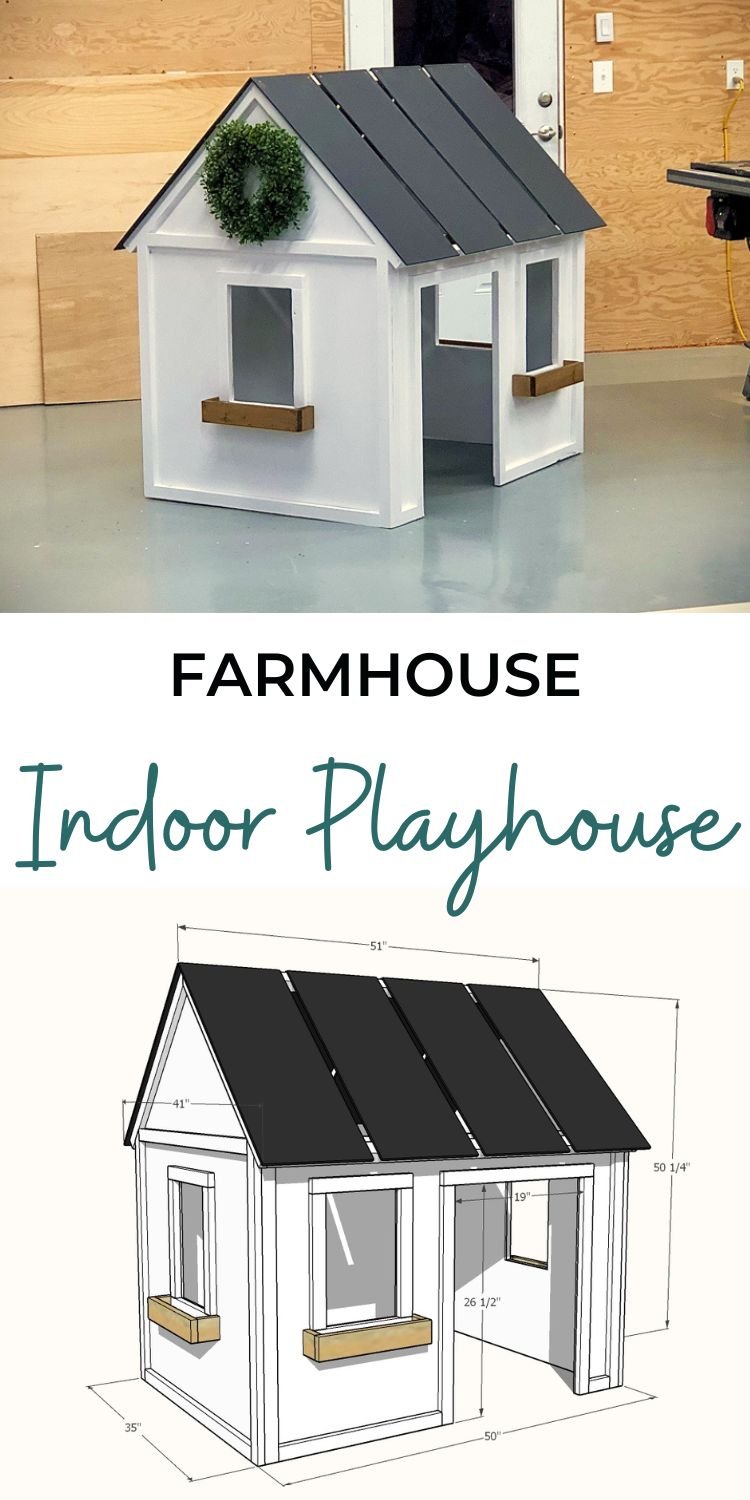 Farmhouse Indoor Playhouse