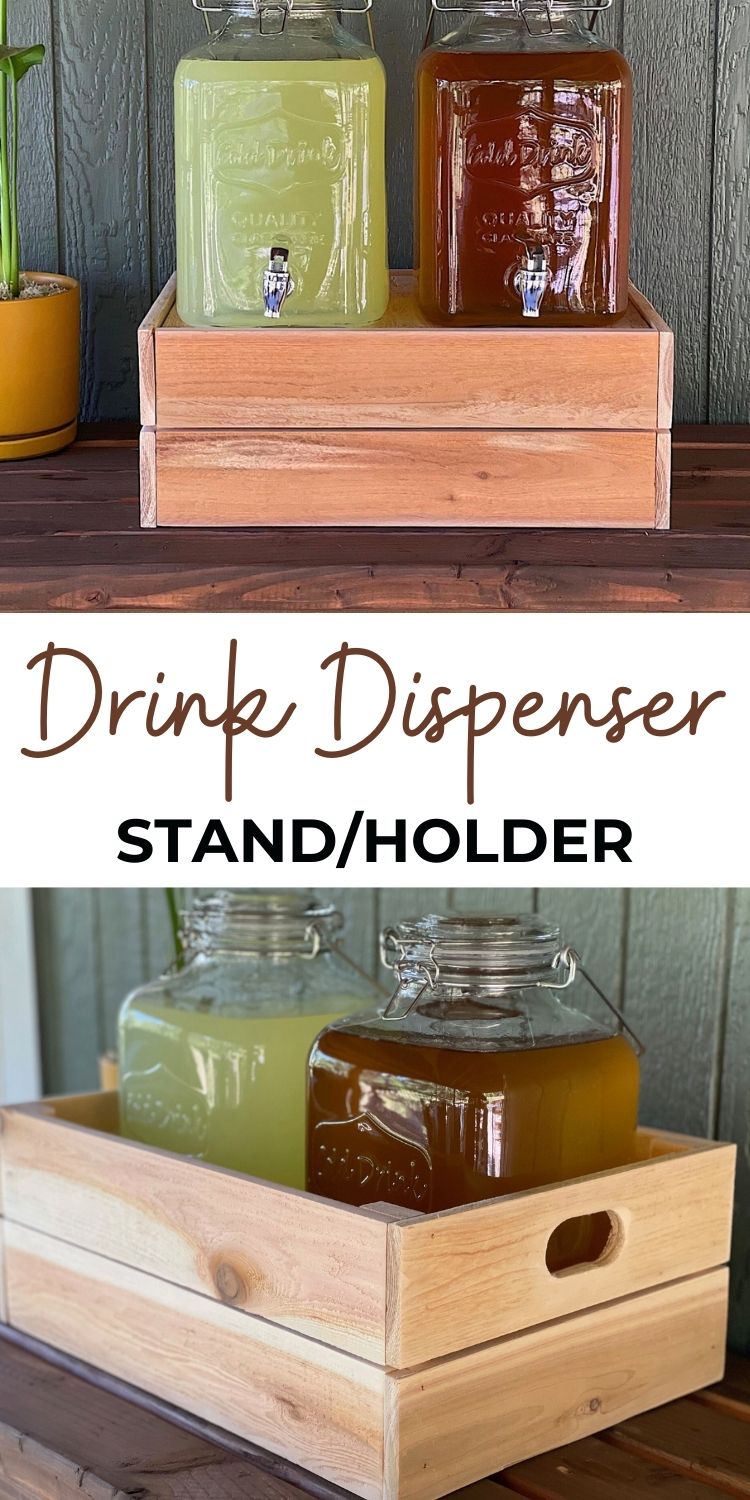 DIY Drink Dispenser Stand / Holder