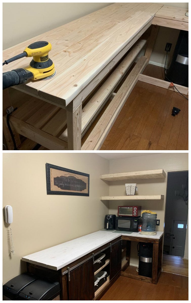 2x4 kitchen counters