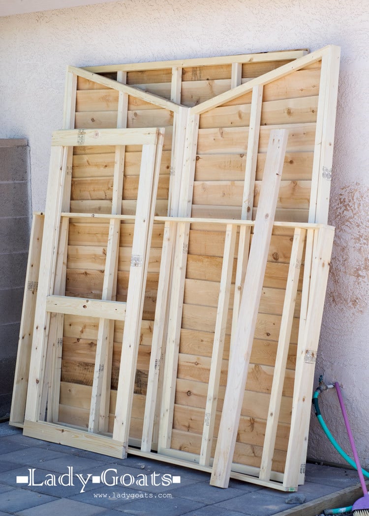 cedar shed panels