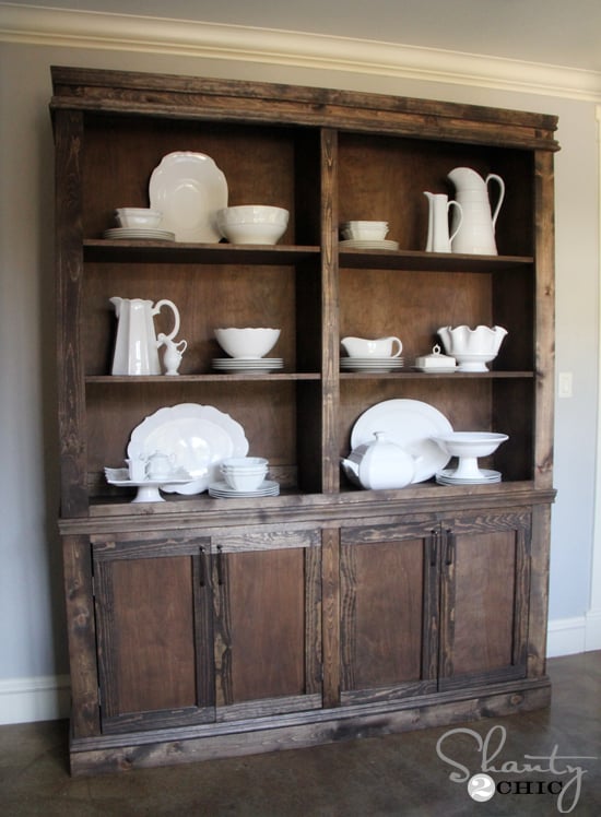 build your own dining room cabinet