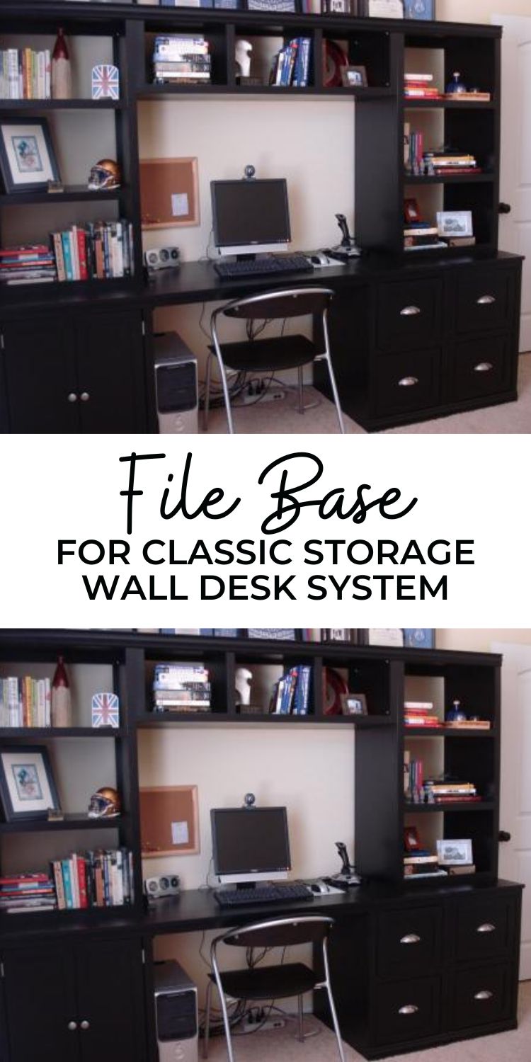 File Base for the Classic Storage Wall System Desk