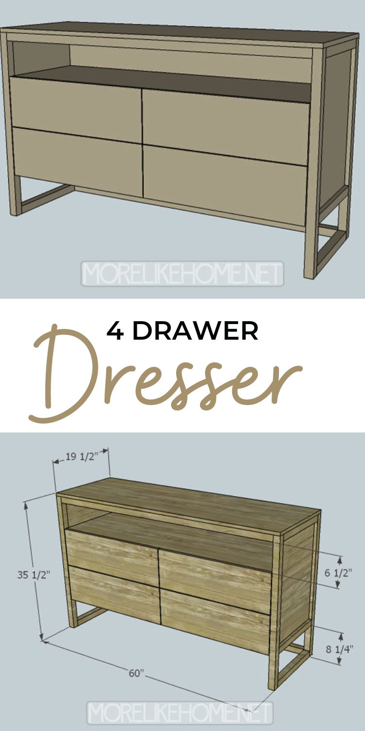 Finea 4-Drawer Dresser