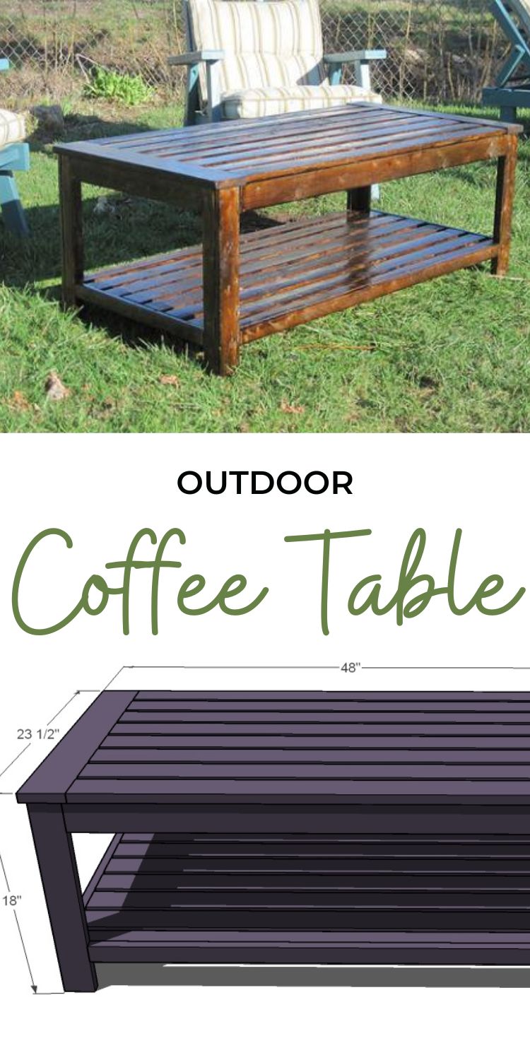 Build an Outdoor Coffee Table, Hamptons Outdoor Table Collection