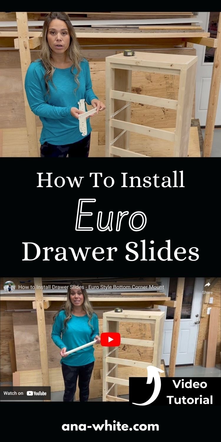 How to Install Euro Drawer Slides