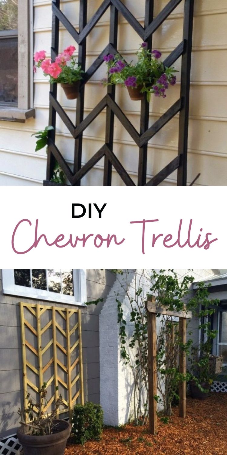 DIY Chevron Trellis - Featuring Easter Avenue Company