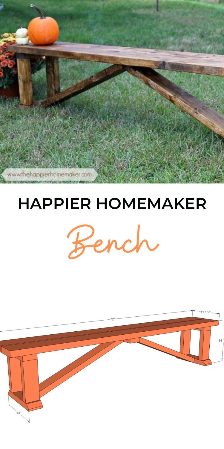 Happier Homemaker Bench