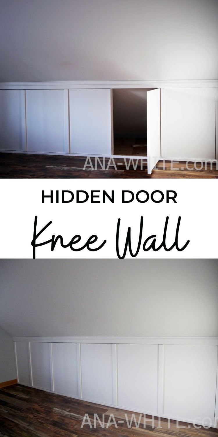 Hidden Door Knee Wall