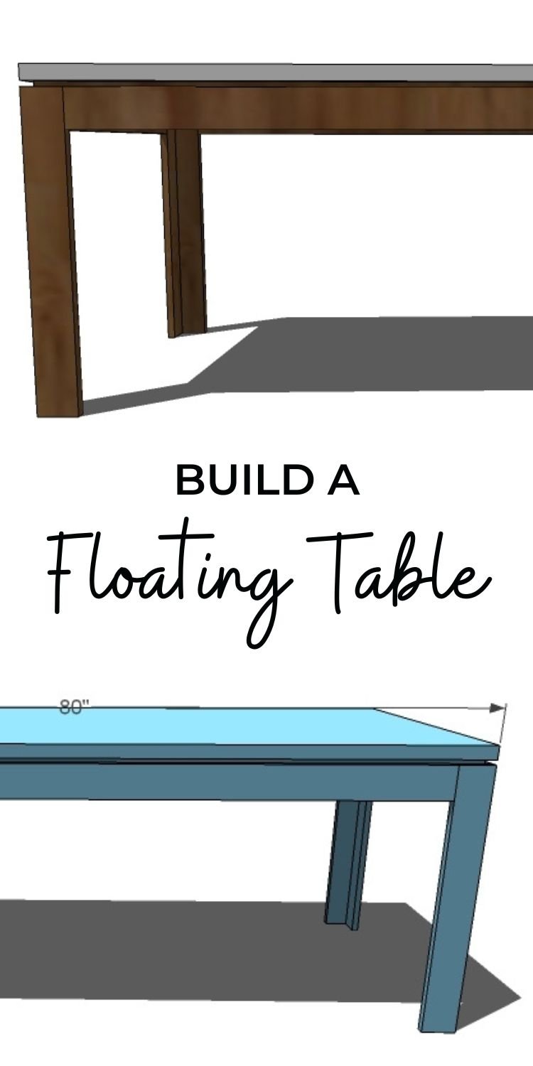 How to Build a Floating Table with a Door