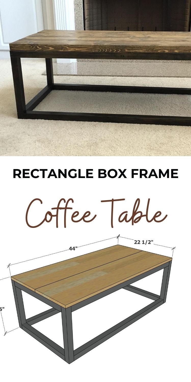 Rectangle Box Frame Coffee Table