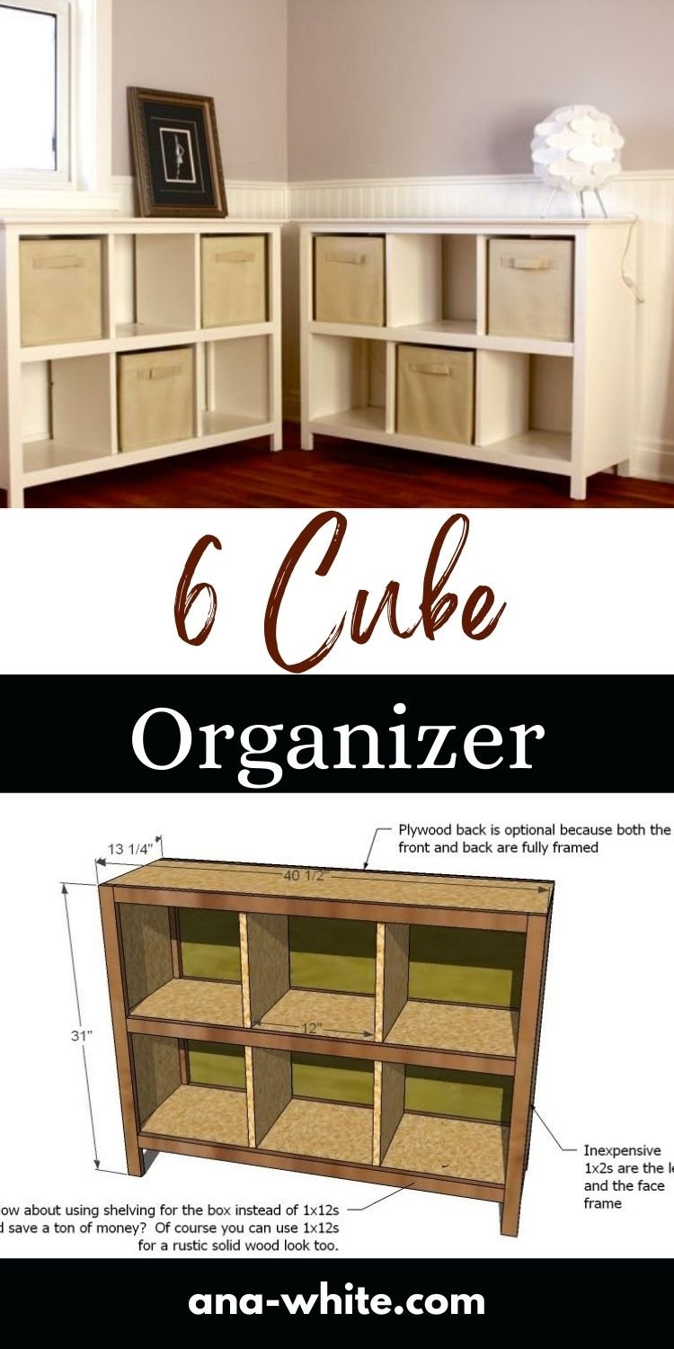6 Cube Organizer