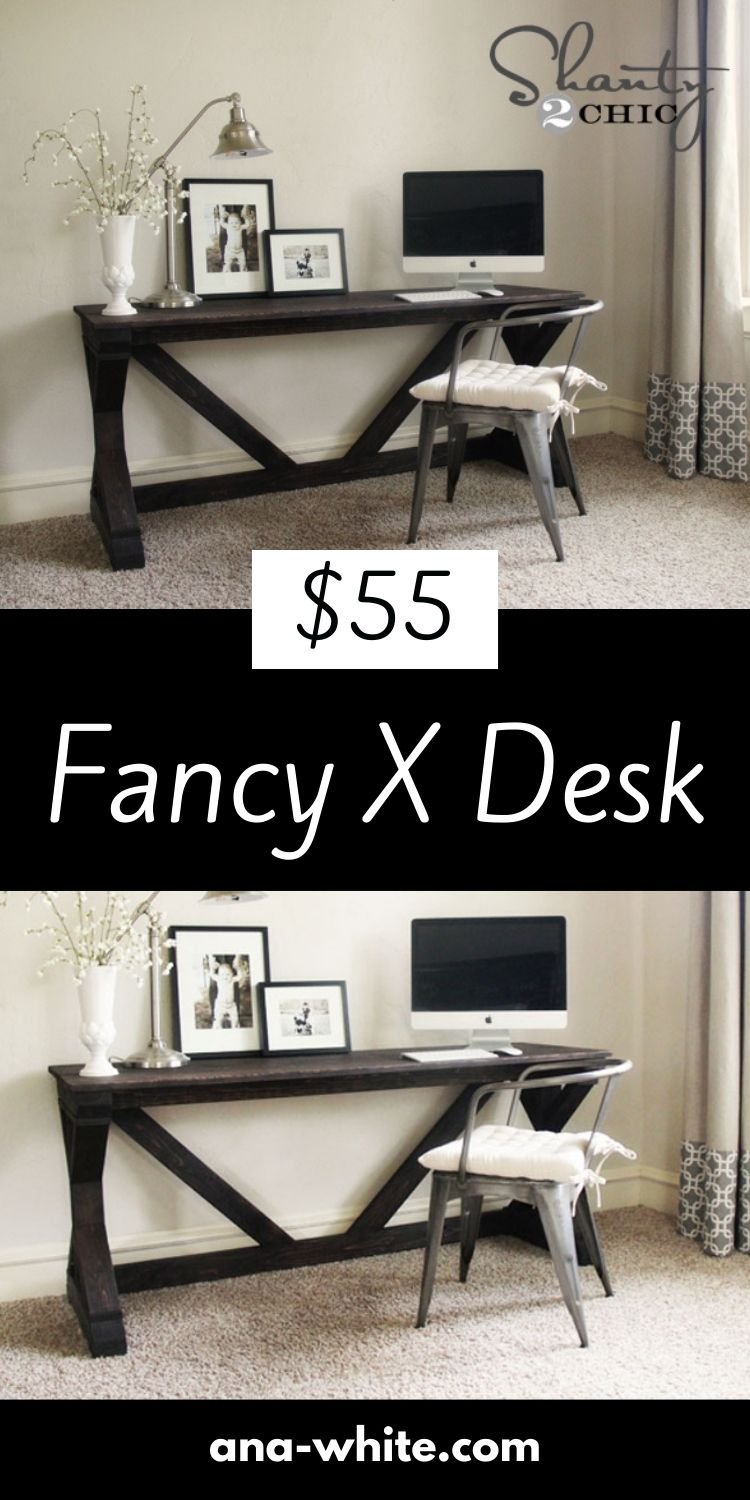 $55 Fancy X Desk