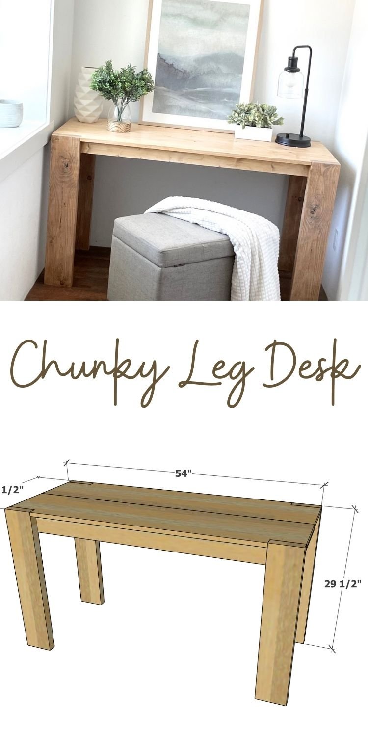 Chunky Leg Desk