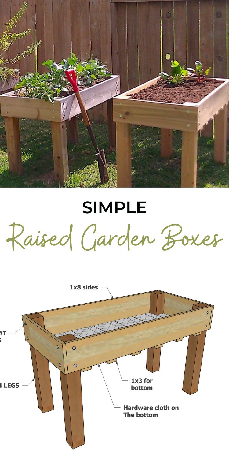 Simple Raised Garden Boxes by Janet Fox