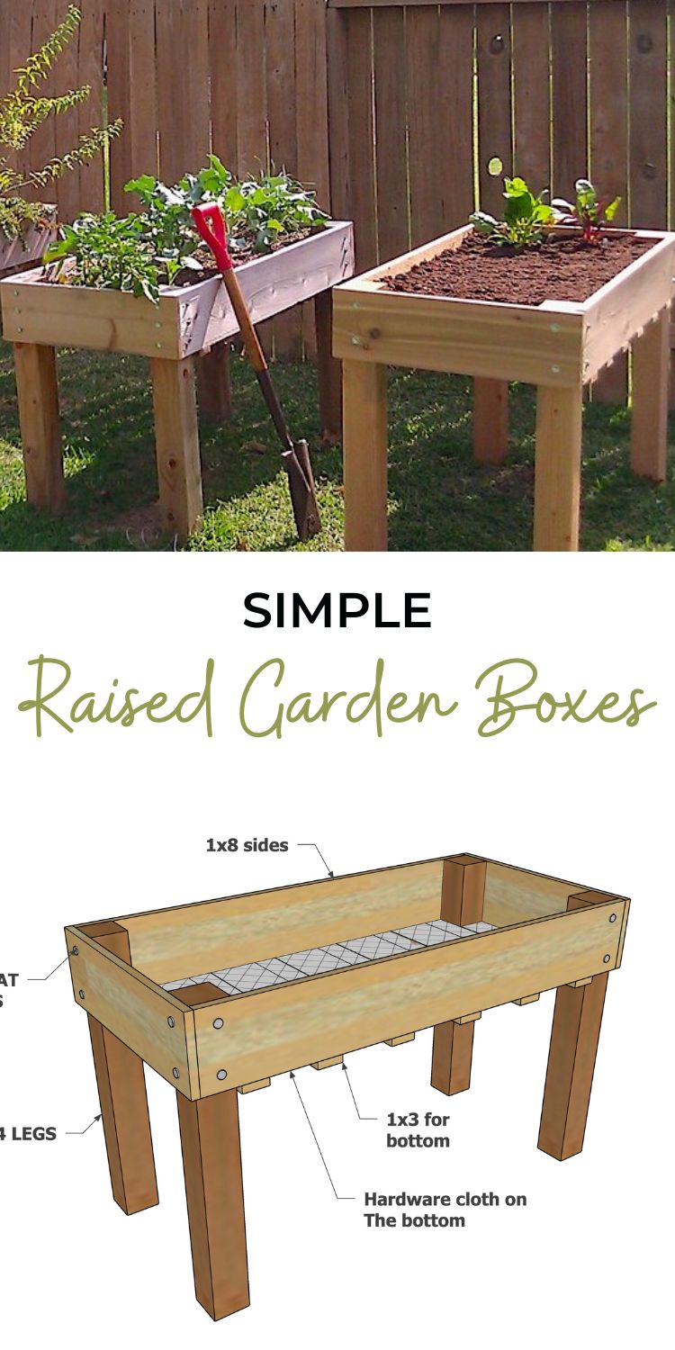 Raised garden table discount
