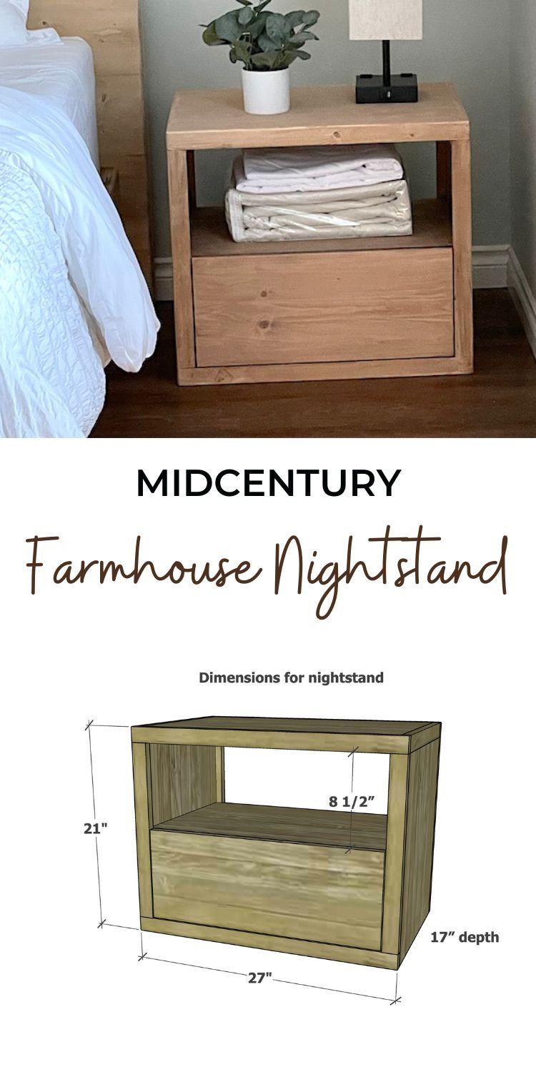Midcentury Farmhouse Nightstand
