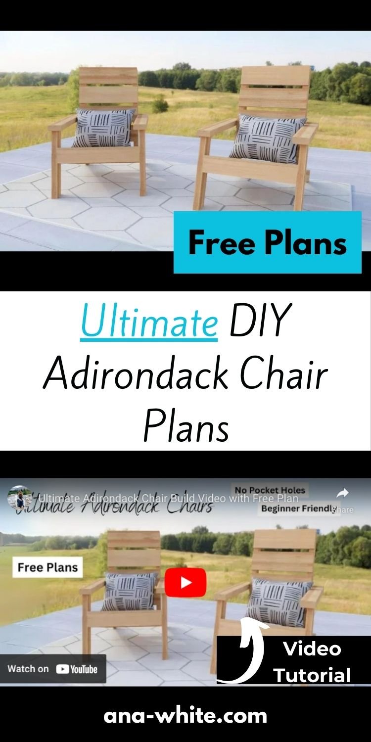 Ultimate DIY Adirondack Chair Plans