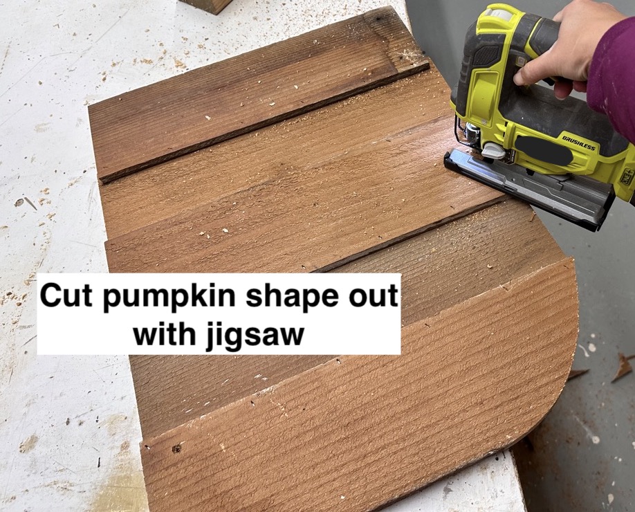 diy wood pumpkin