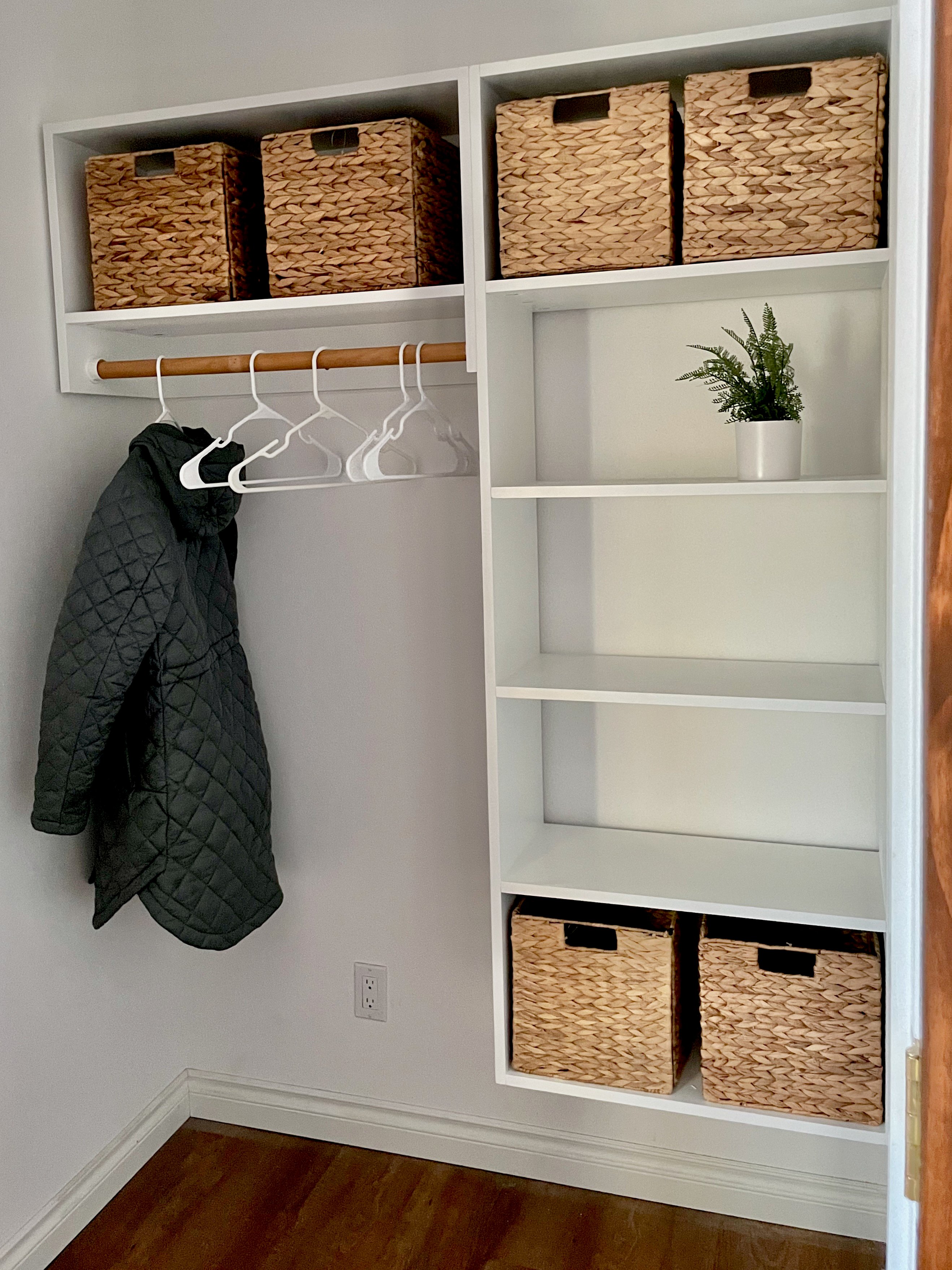 diy closet organizer easy to build hang
