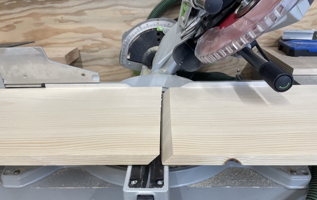 bevel cut miter corners