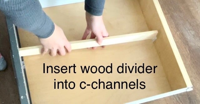 diy drawer organizer