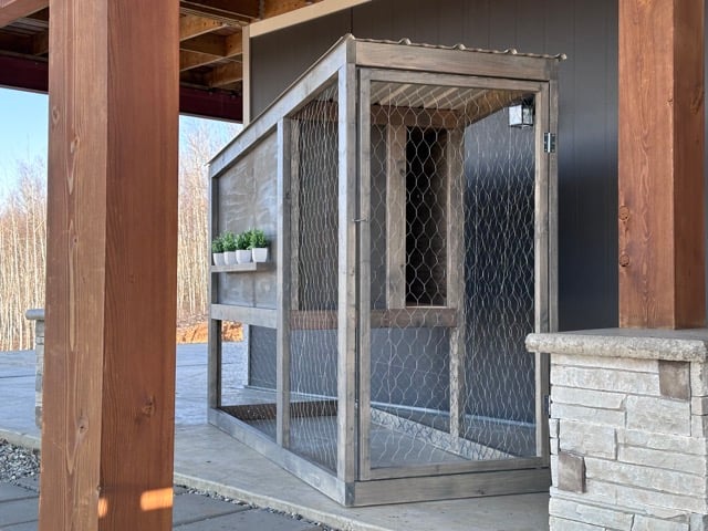 modern chicken coop