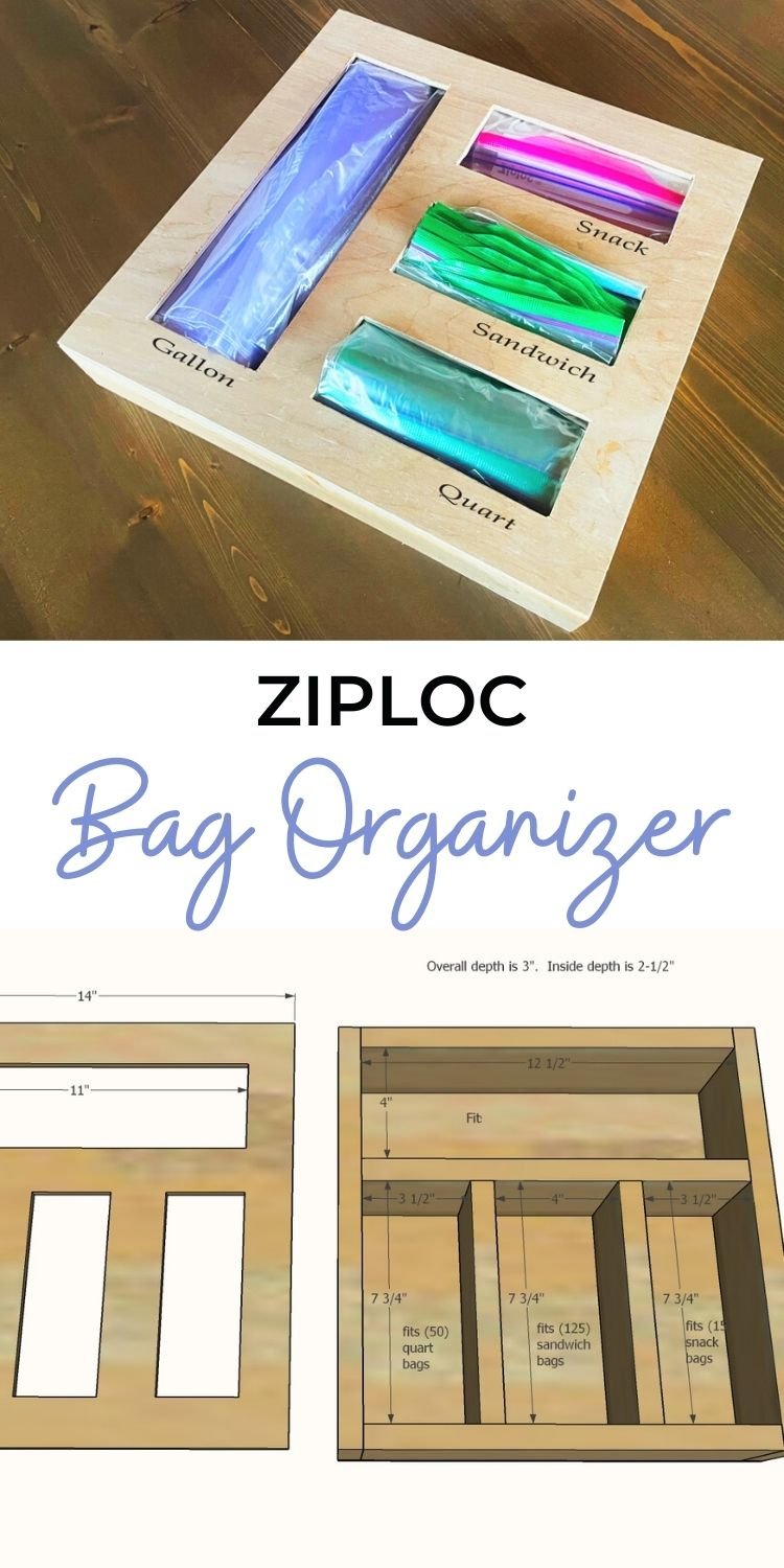 How to Organize Ziplock Bags (With or Without a Drawer!) - The Homes I Have  Made