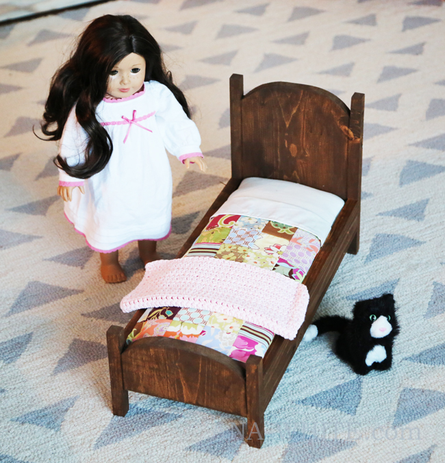 vintage doll bed