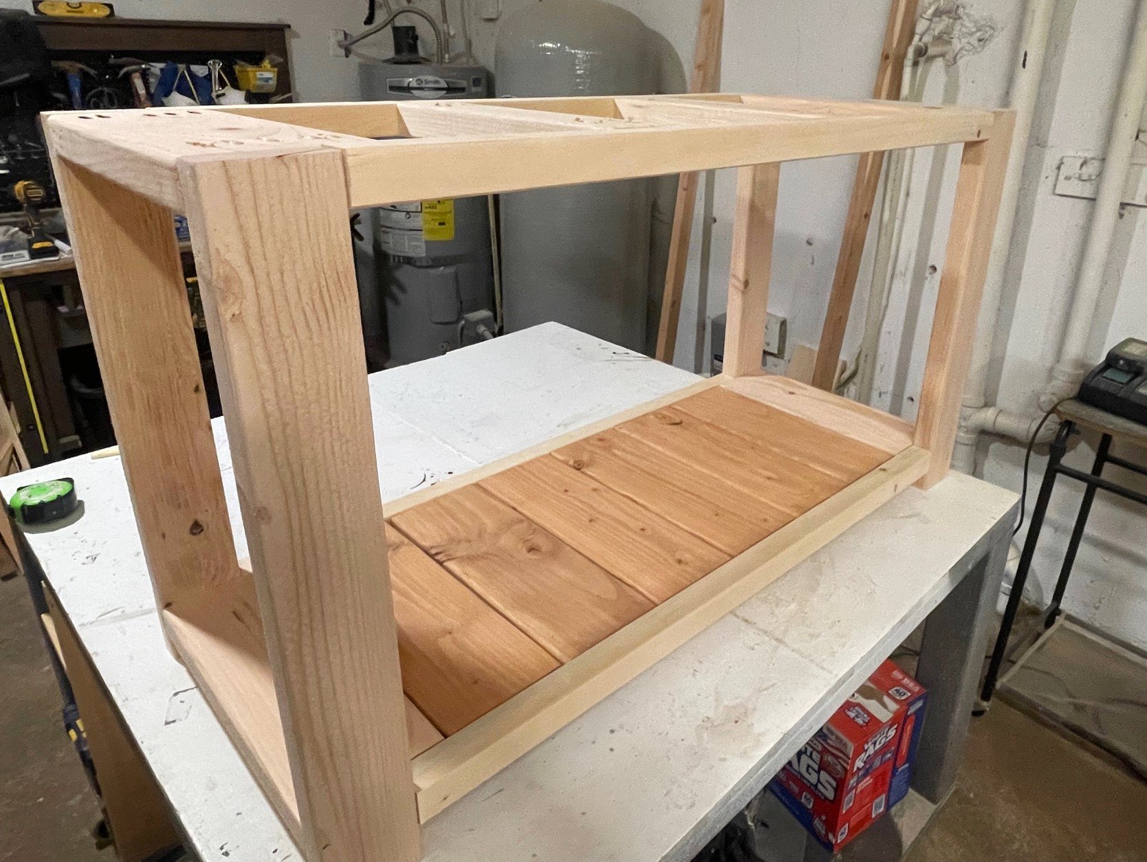 farmhouse console table build