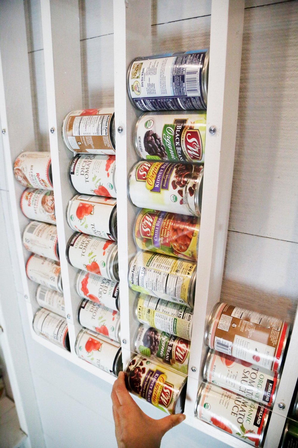 canned food storage units