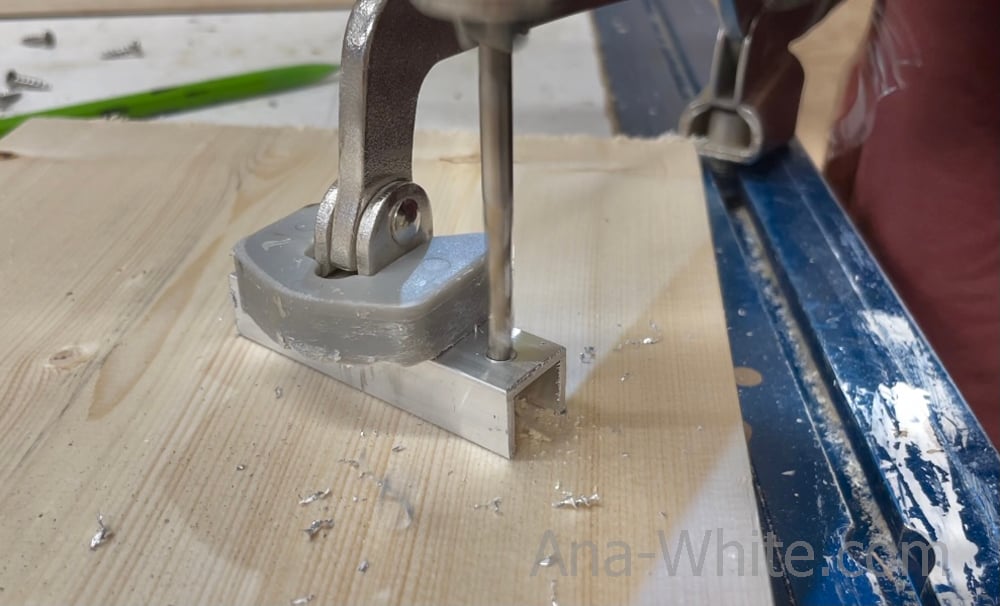 diy drawer divider drilling holes