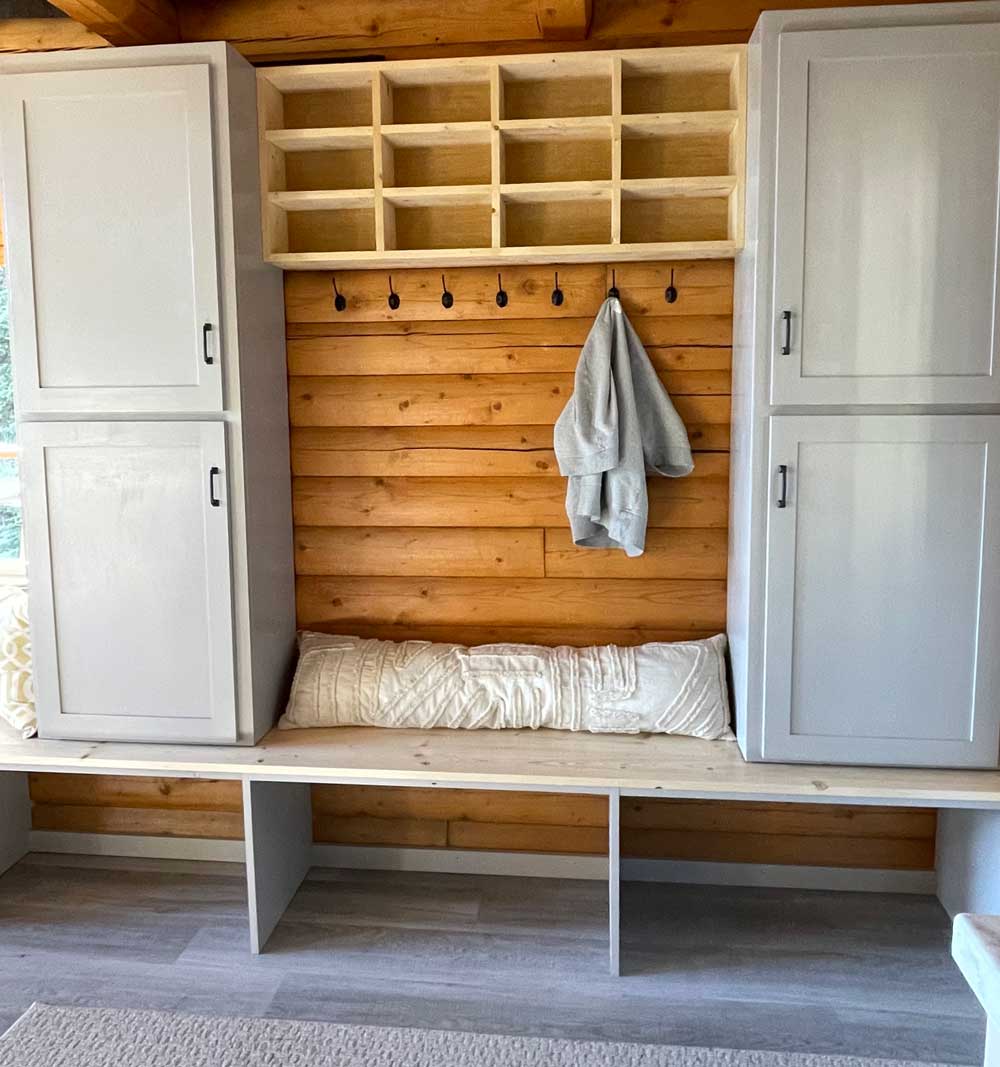 diy mudroom