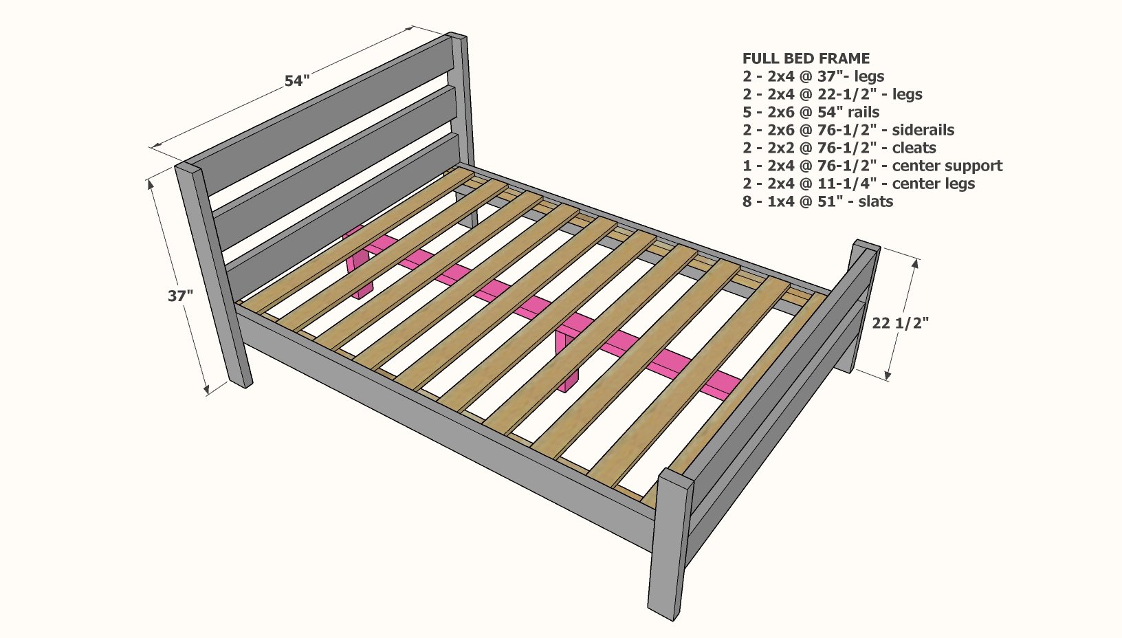 full bed frame