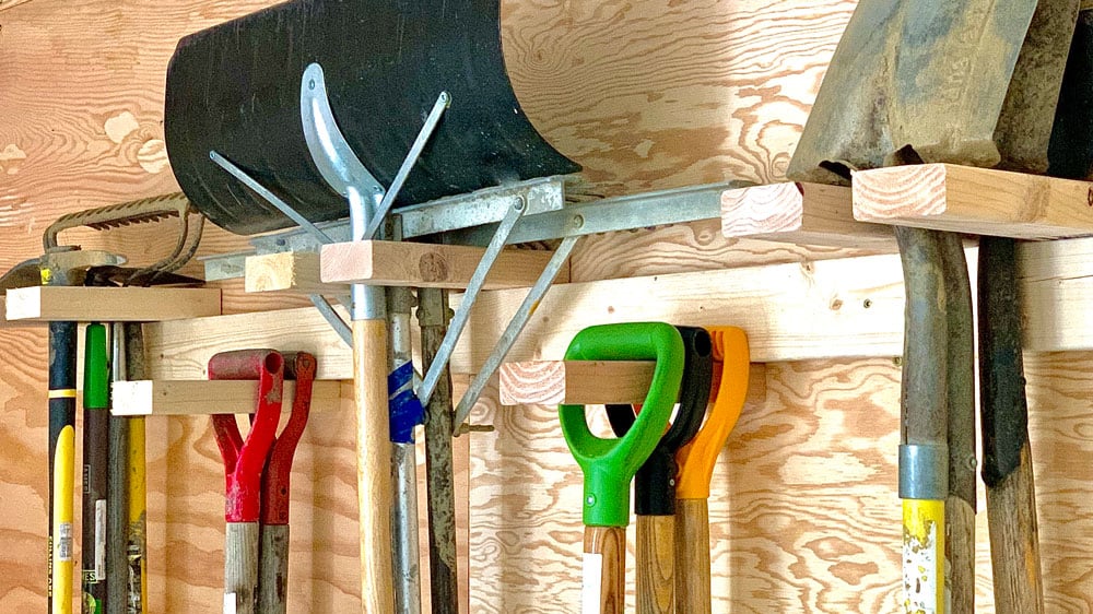 garden tool rack