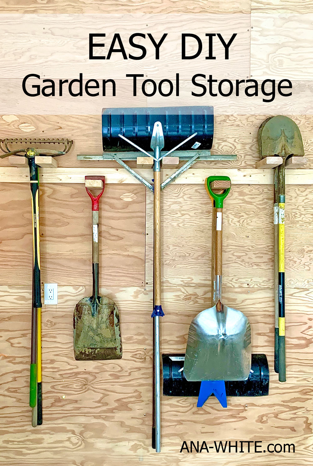 Garden Tool Storage Ana White, Garden Tool Storage Plans