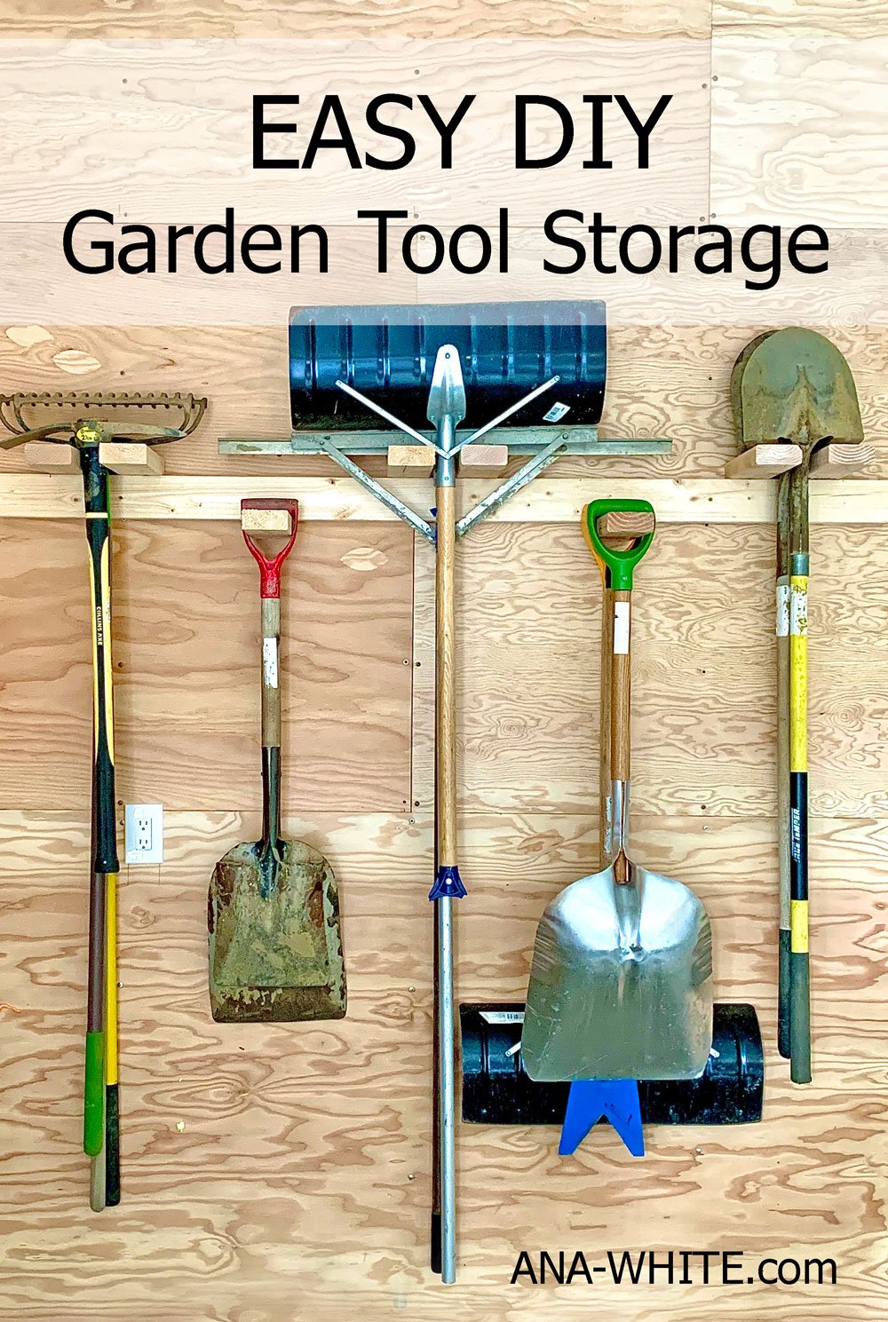 DIY Garden Tool Bucket Organizer - The garden!