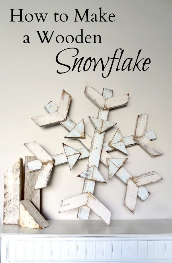 wooden snowflake tutorial