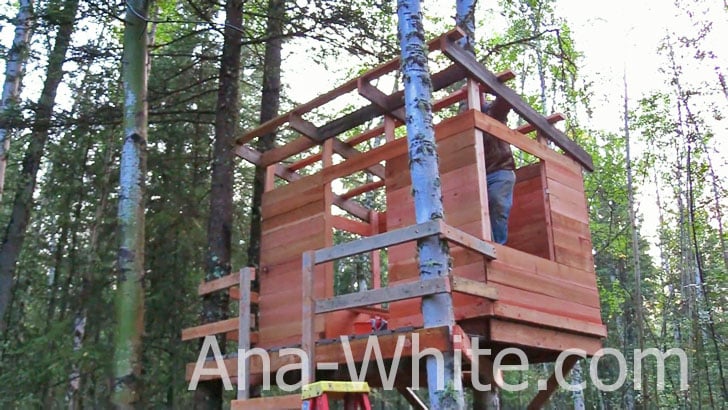 building a kids treehouse