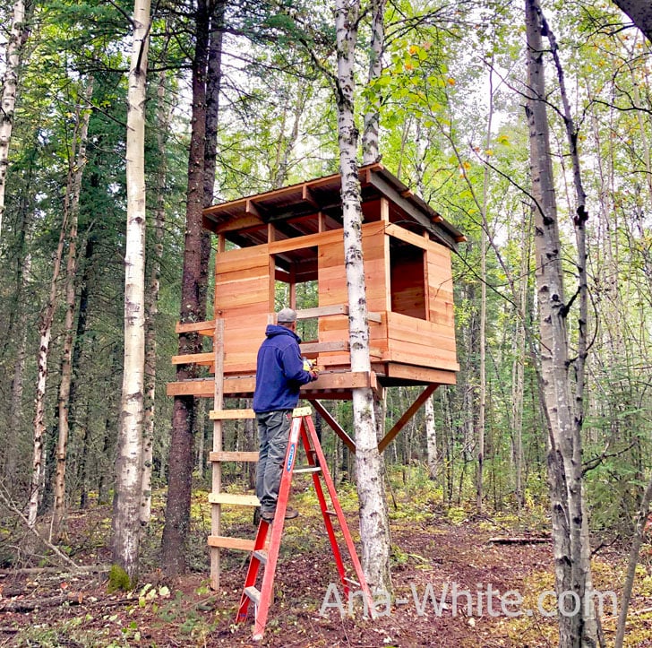 building a kids treehouse