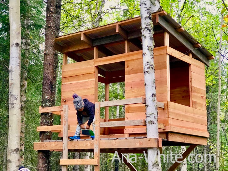 How to build a small tree house