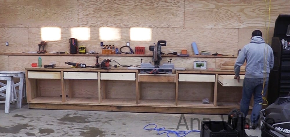 building a garage workbench