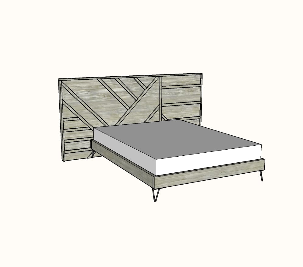 modern headboard plans