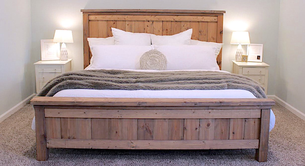 ana white farmhouse bed plans