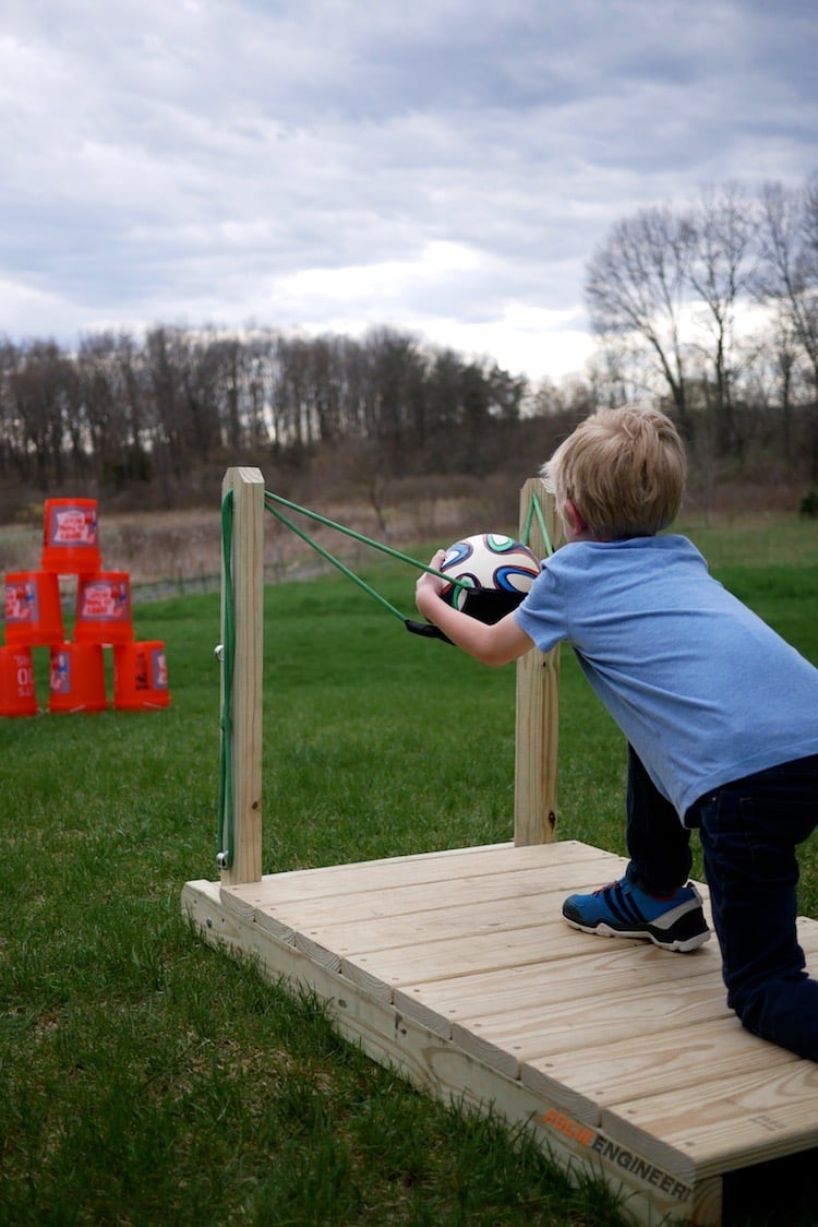 diy backyard slingshot