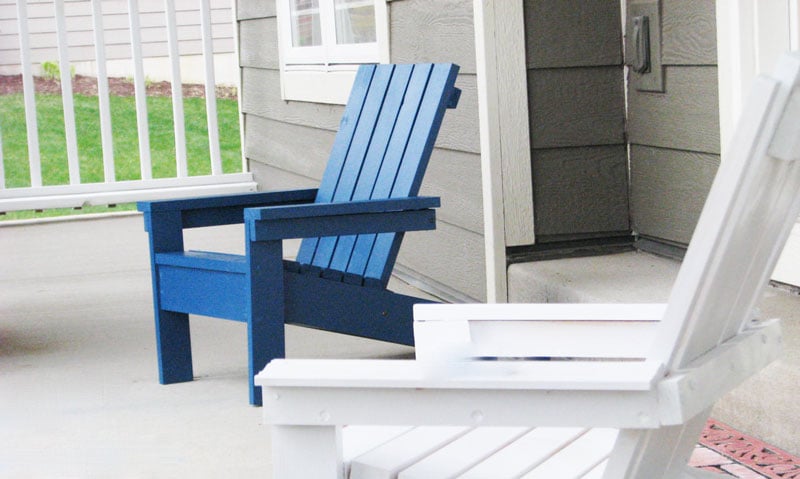 child's adirondack chair with umbrella