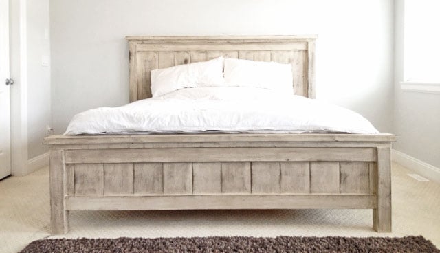 Farmhouse Bed Standard King Size Ana White