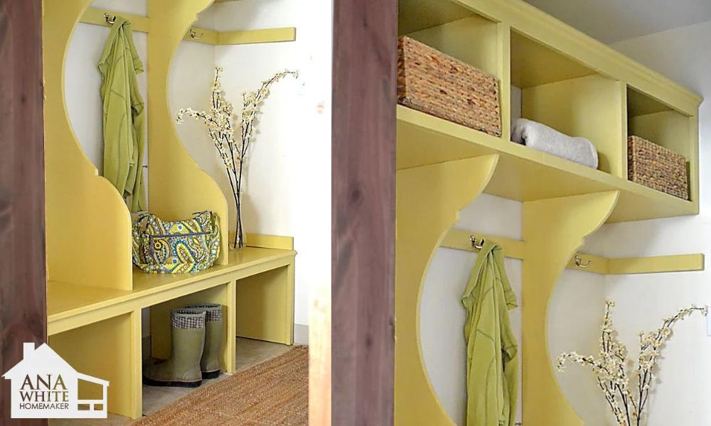 diy mudroom modern cottage