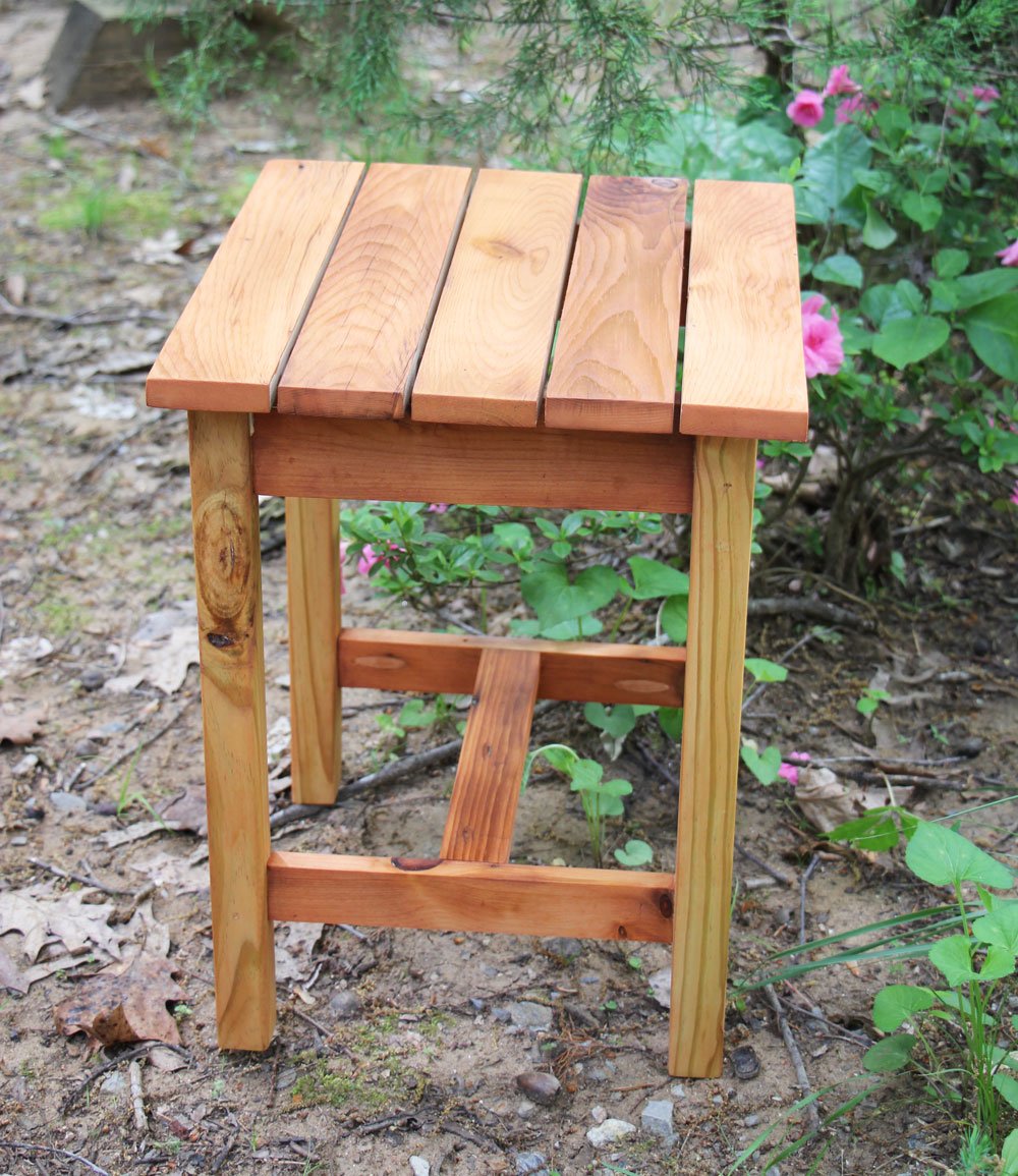 Cedar Outdoor Side Table First Project Ana White